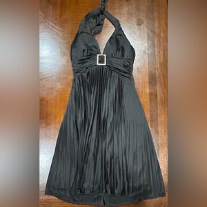 NWT Speechless Formal Black Halter Dress Sz M